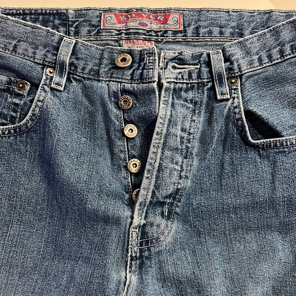 Silver Bootcut Button Fly Jeans Size 12 - Picture 10 of 10